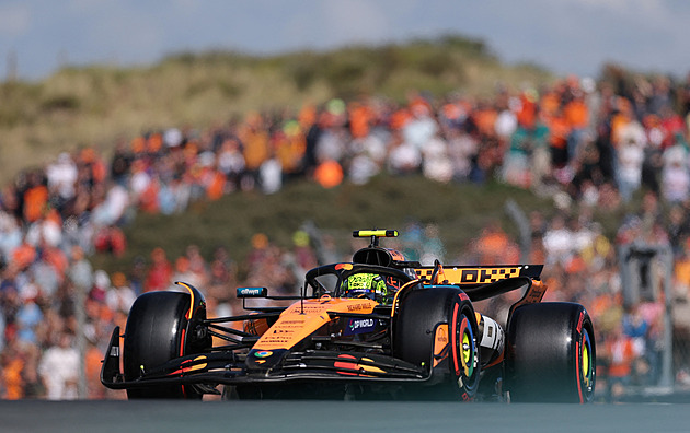 F1 ONLINE: V Nizozemsku zrychlují mclareny, Norris předjel Verstappena