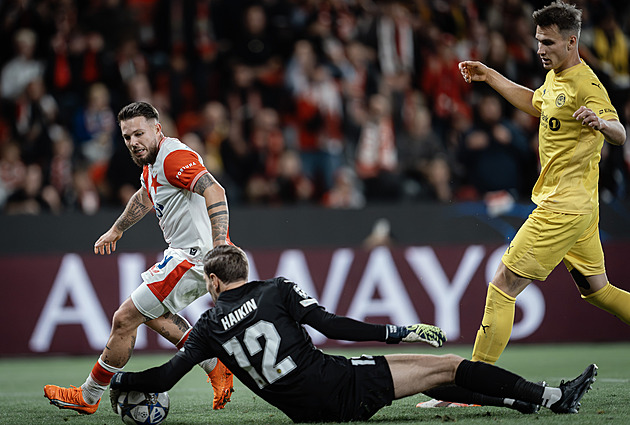 Slavia - Bodö/Glimt 2:2, domácí vedli o dvě branky, hosté srovnali v poslední minutě