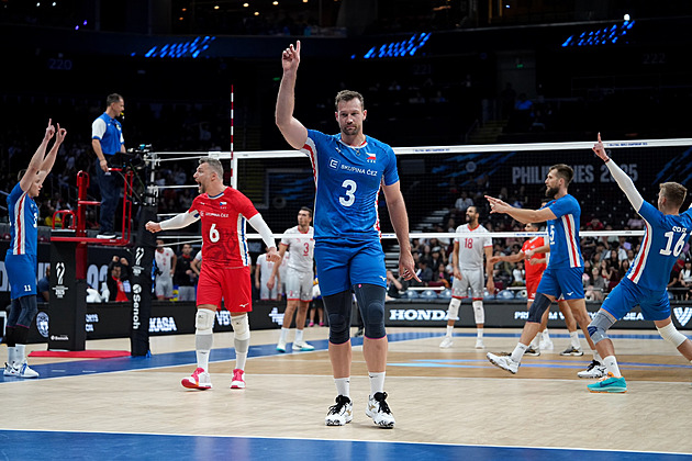 ONLINE: Česko - Írán. Od úvodu čtvrtfinále dohání volejbalisté ztrátu