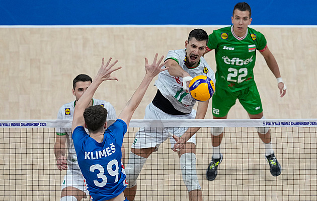 Volejbal ONLINE: Češi získali druhý set semifinále, s Bulhary srovnávají na 1:1