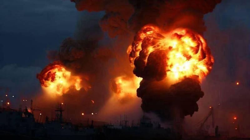 V Rusku hoří továrna, která zásobuje ruskou armádu. Zaútočit měly drony