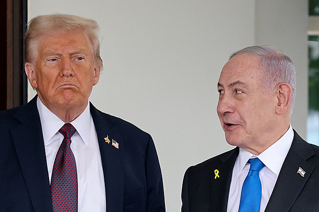 Trump jedná s Netanjahuem. V Bílém domě proberou americký plán pro Gazu