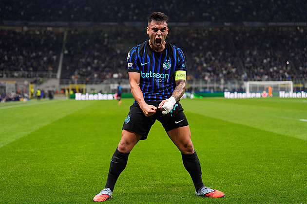 ONLINE: Inter - Slavia 3:0, další Martínezův gól. Hosté ještě netrefili bránu