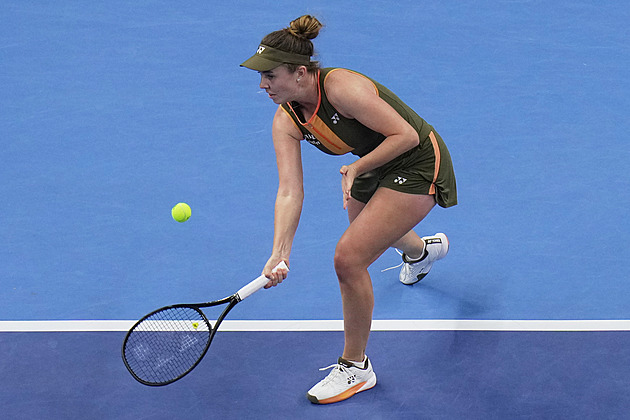 Tenis ONLINE: Nosková dostala kanára, ale ve druhé sadě finále srovnává