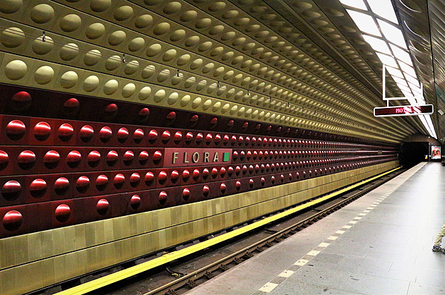 Opravy uzavřou stanici metra Flora od února. Bude bezbariérová a s novými obklady