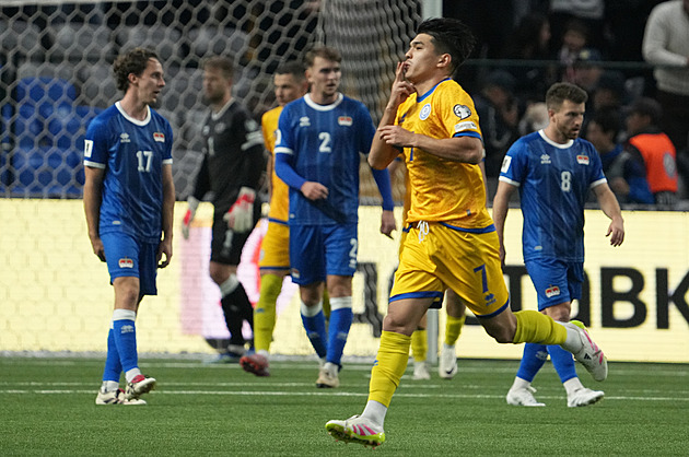 Kazachstán si snadno poradil s Lichtenštejnskem, večer hraje Belgie
