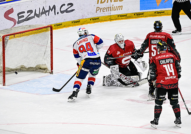 Budějovice opět vedou, uspěl i Třinec. Sparta pod novým koučem jasně prohrála