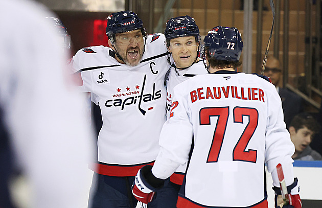 Washington urval hubenou výhru na ledě Rangers, rozhodl Beauvillier
