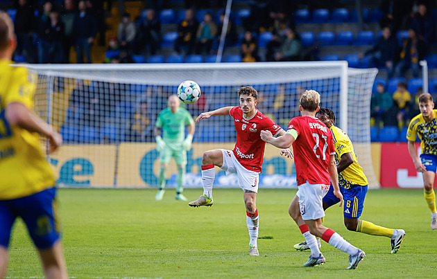 Zlín - Pardubice 2:2, góly až po pauze, hosté dvakrát srovnali díky Patrákovi