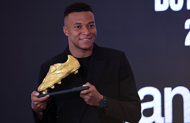 Mbappé má první Zlatou kopačku pro nejlepšího ligového střelce Evropy