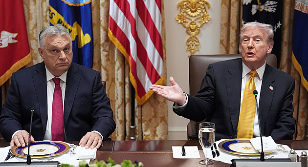 Trump přivítal Orbána v Bílém domě, dal mu výjimku ze sankcí na ruský plyn a ropu