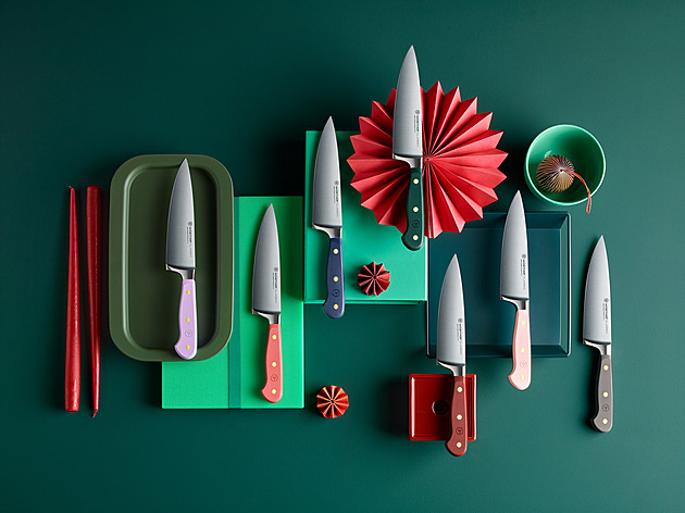 Barevné nože, které rozzáří vaši kuchyni