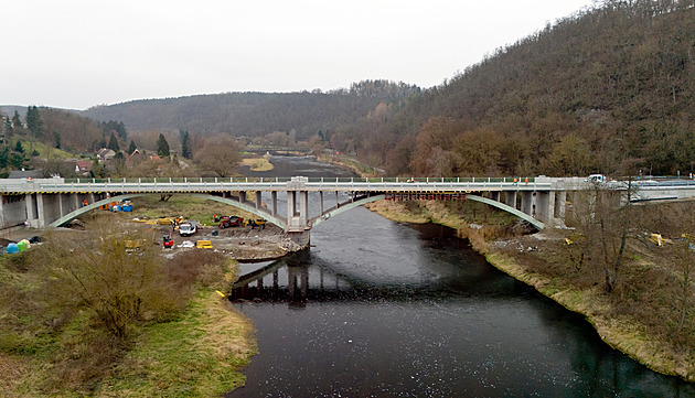 Opravený most přes Berounku v Liblíně se otevře ve středu dopoledne