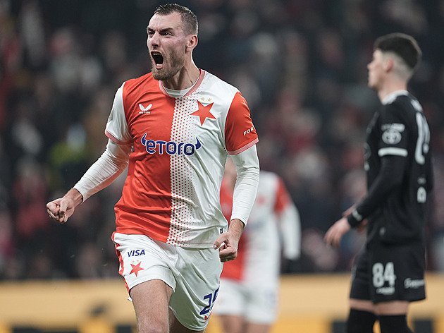 ONLINE: Slavia - Jablonec 4:3, Chorý druhým gólem vrací domácím vedení