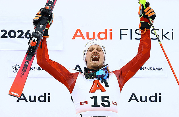 Feller po dvou letech znovu slaví, v Kitzbühelu mu pomohly vyrovnané jízdy